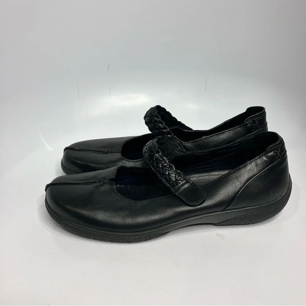 Hotter black Shake ll leather mary Jane shoes size‎ 11